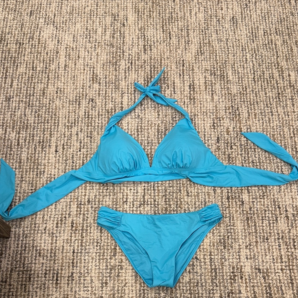 Cosabella Turquoise Swim top and bottoms